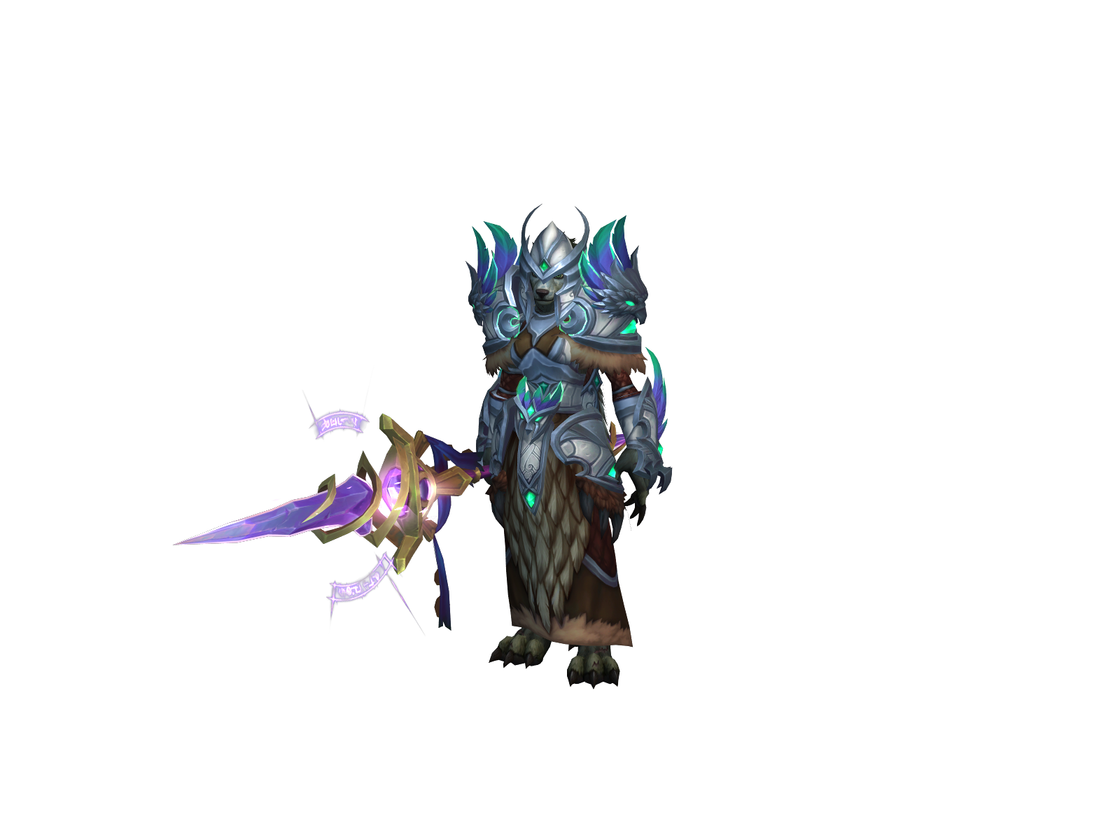 Nipluc 3D character render