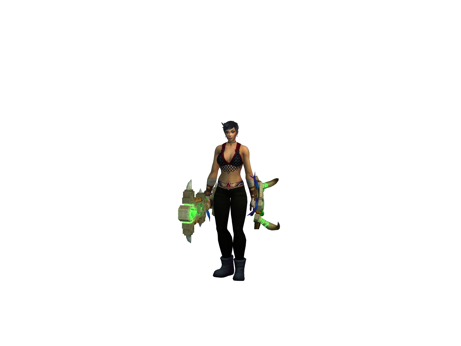 Clêvatêss 3D character render