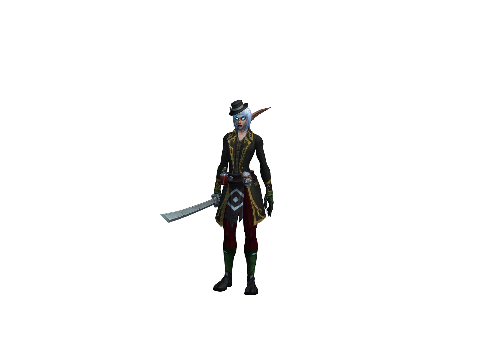 Protostepsis 3D character render