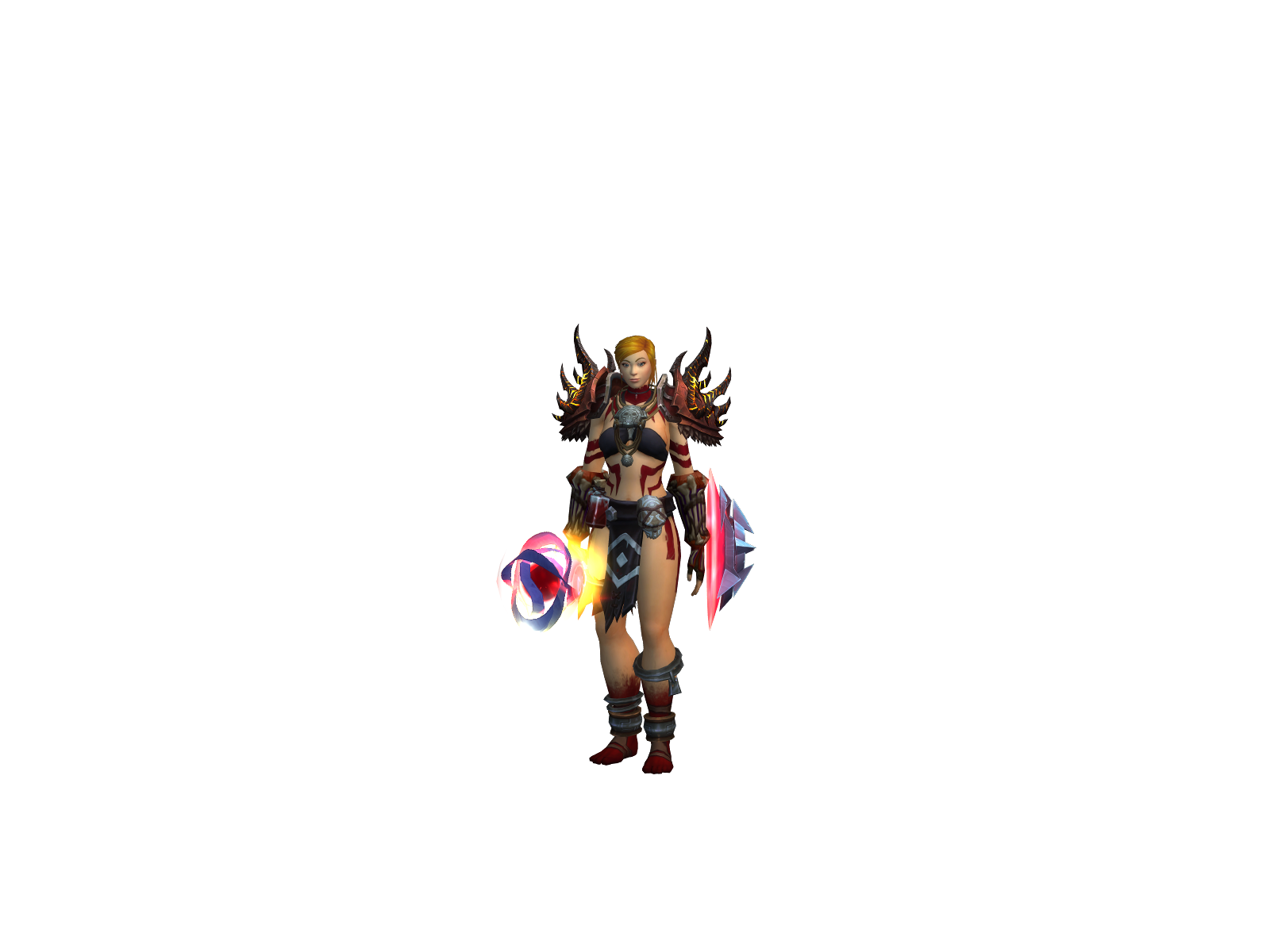 Amiluria 3D character render