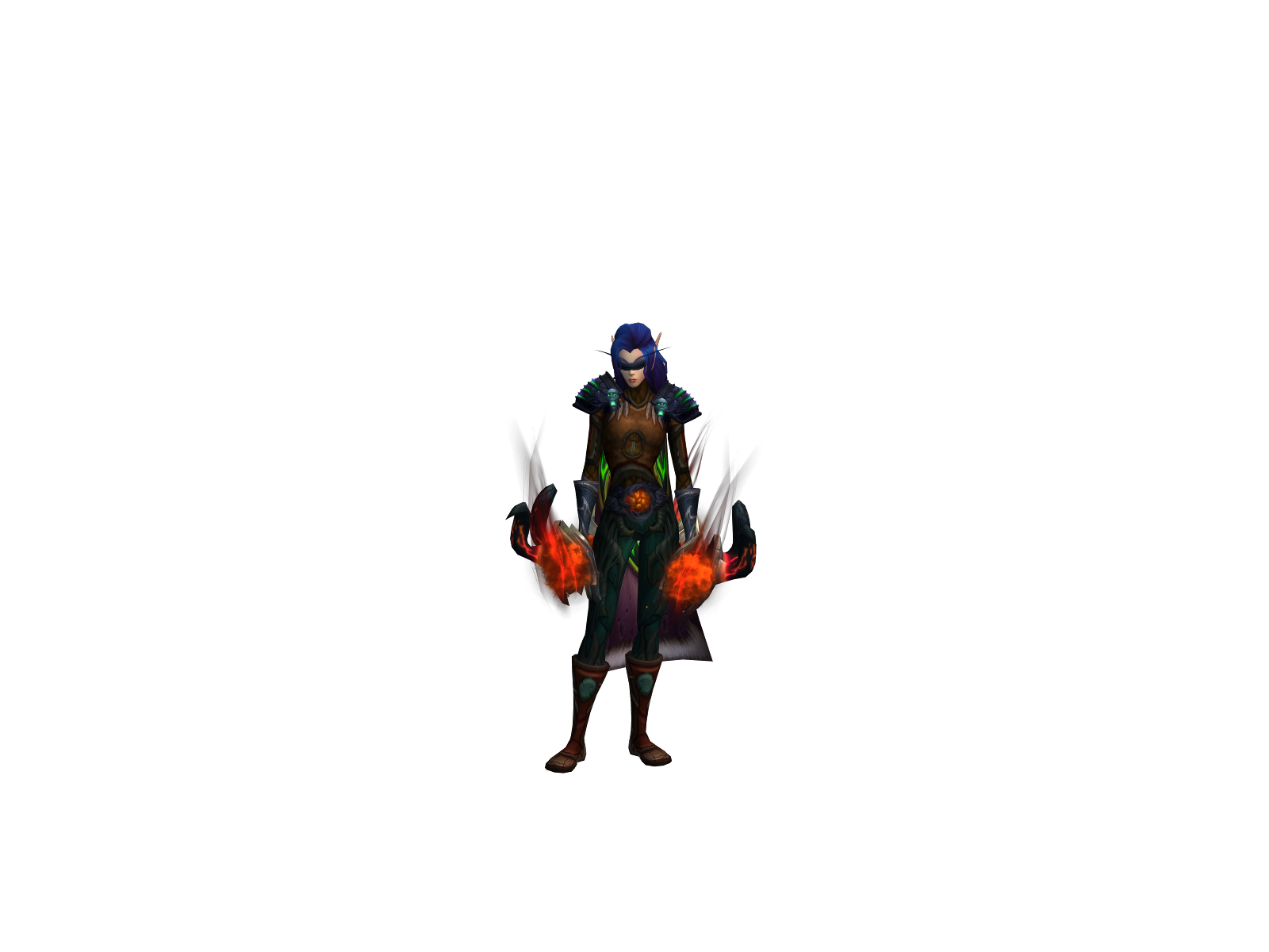 Silentravin 3D character render