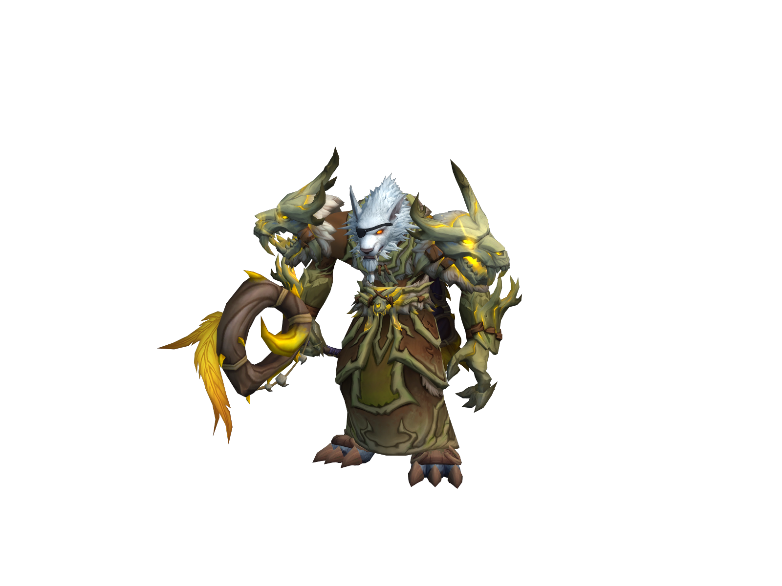 Lobobad 3D character render