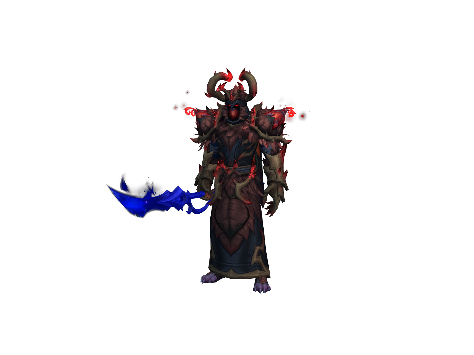 Crowroot 3D character render