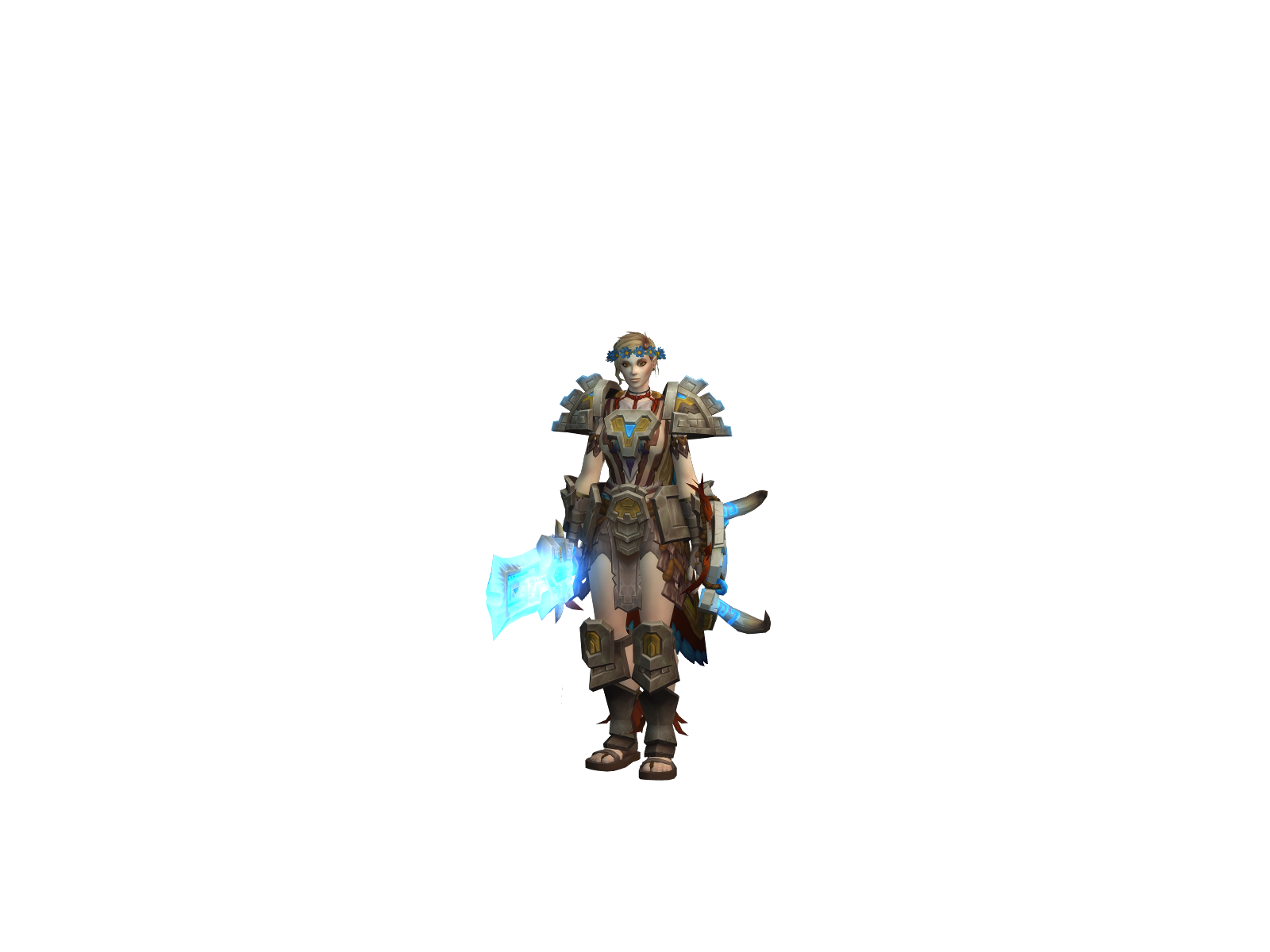 Lightbather 3D character render