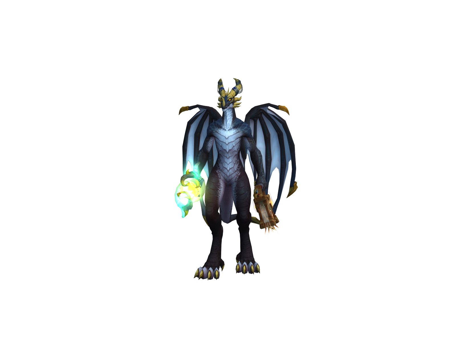 Dragme 3D character render