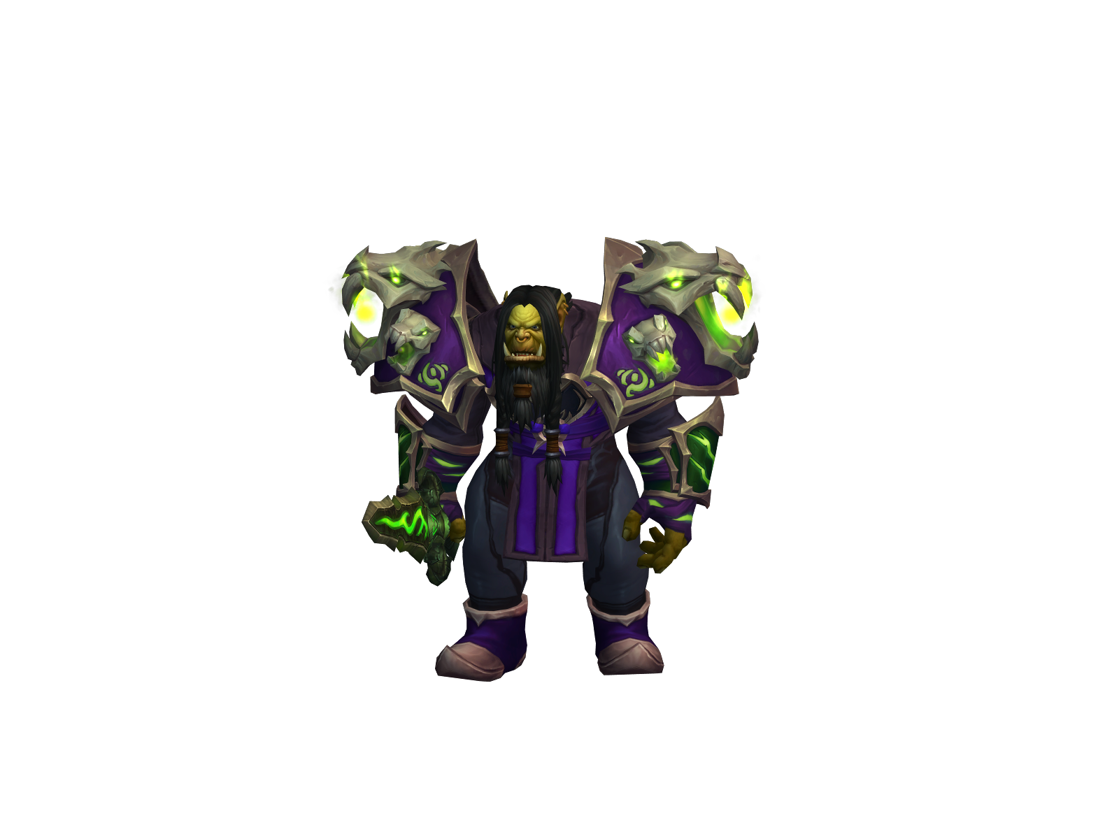 Draxyll 3D character render