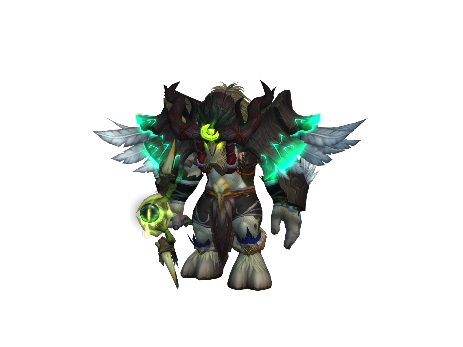 Butterworth 3D character render