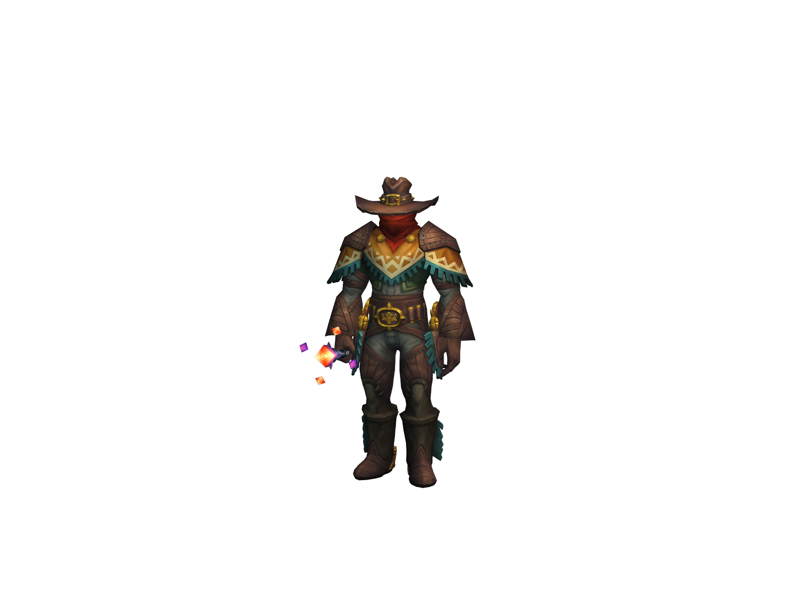 Brawlerlock 3D character render