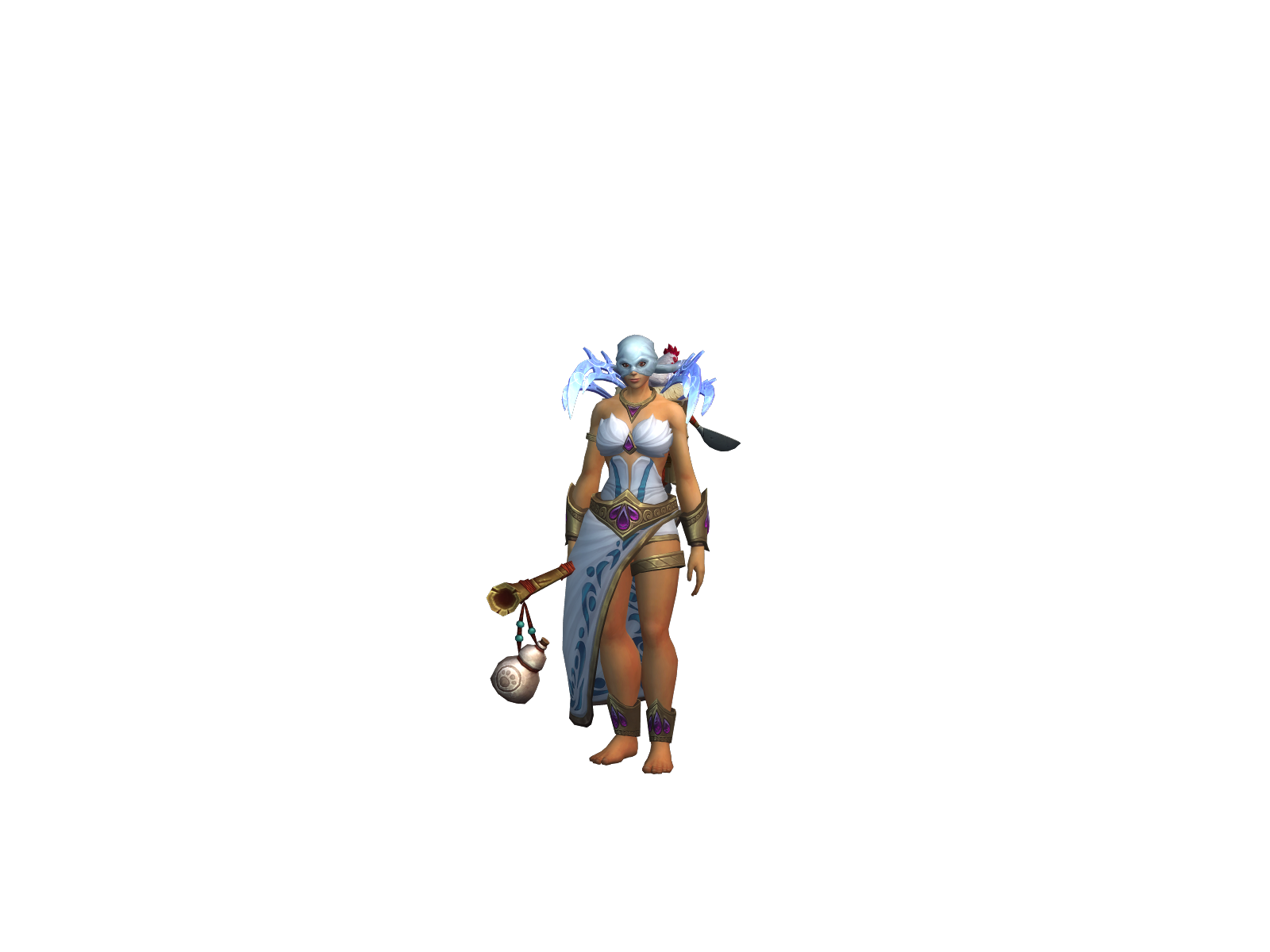 Gothcutie 3D character render