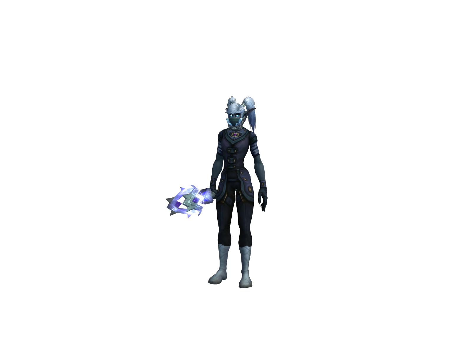 Eyesrollback 3D character render