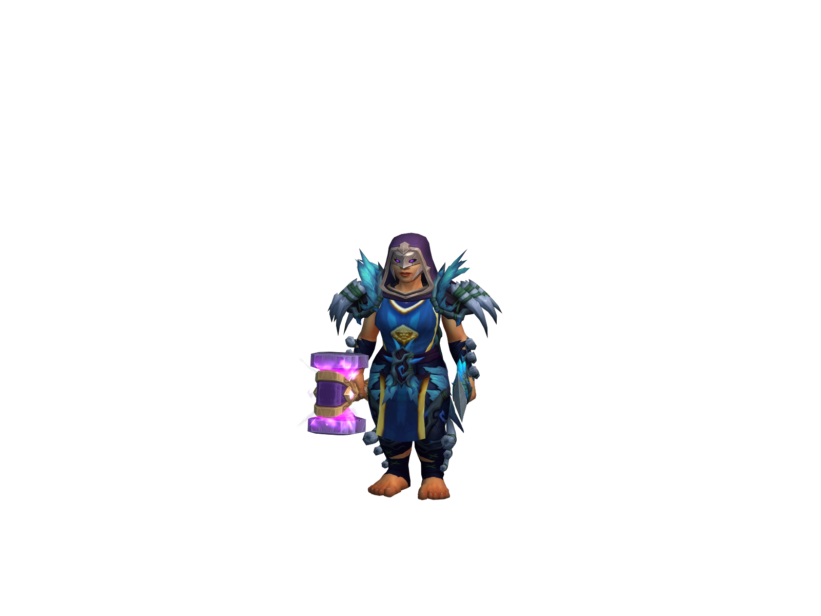 Pelli 3D character render