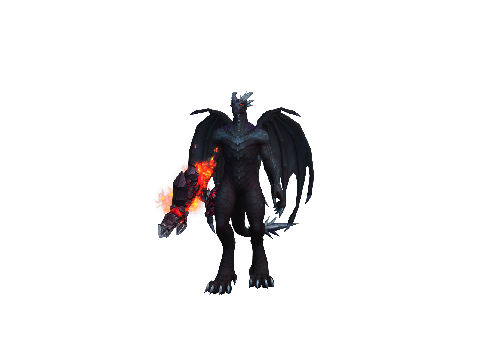Methwìng 3D character render
