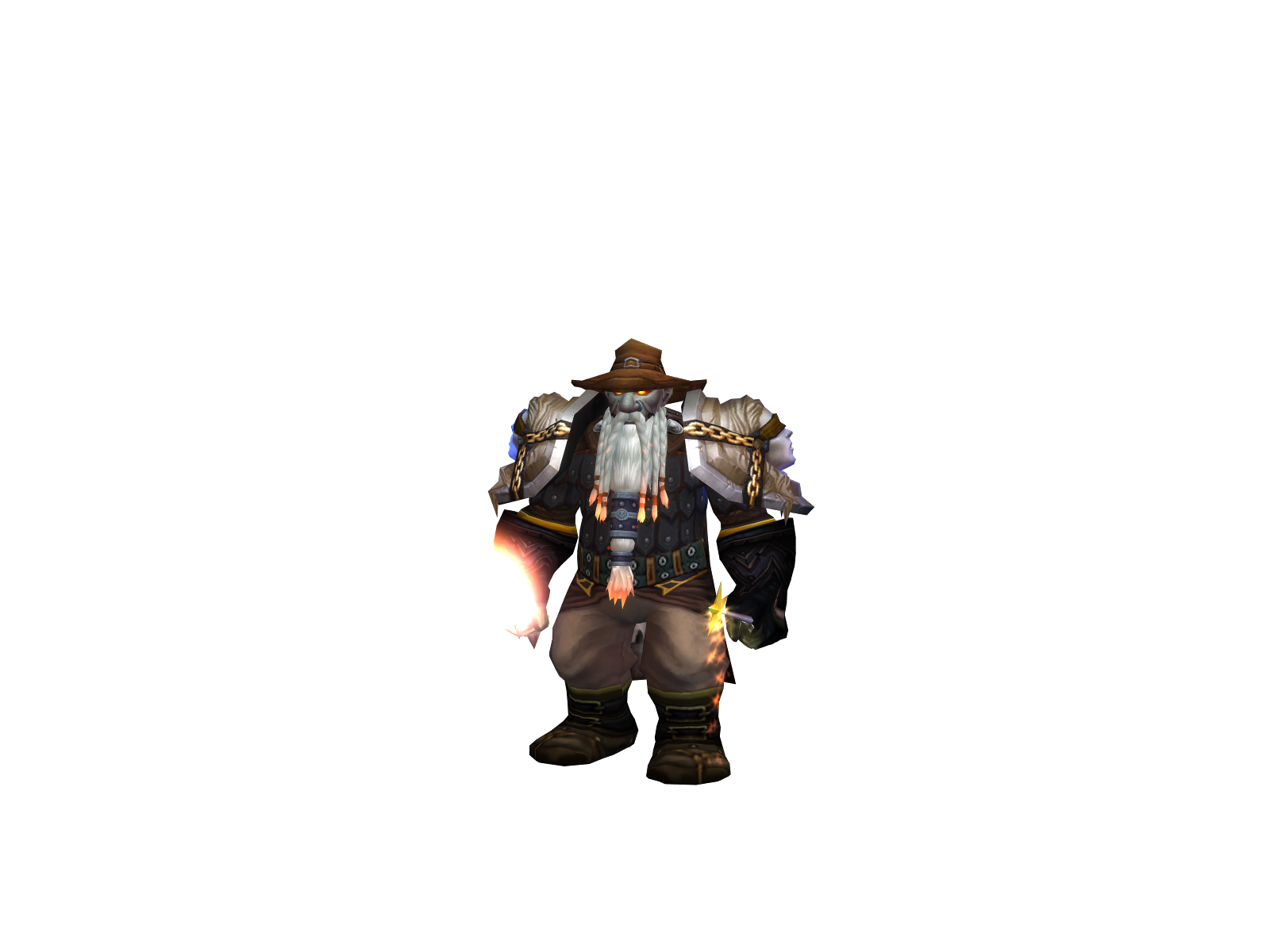 Shortfatlock 3D character render