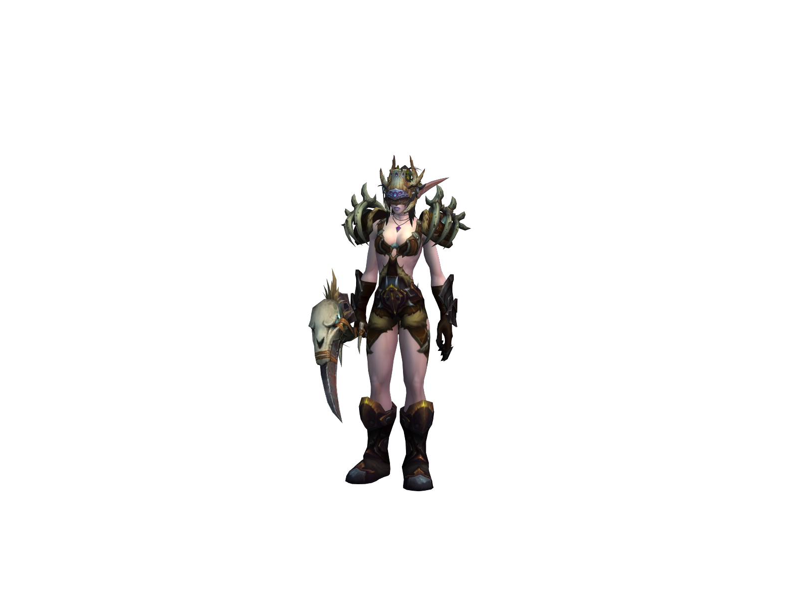 Kujahd 3D character render