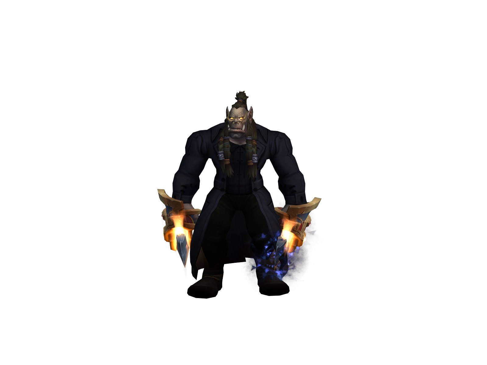 Lapping 3D character render