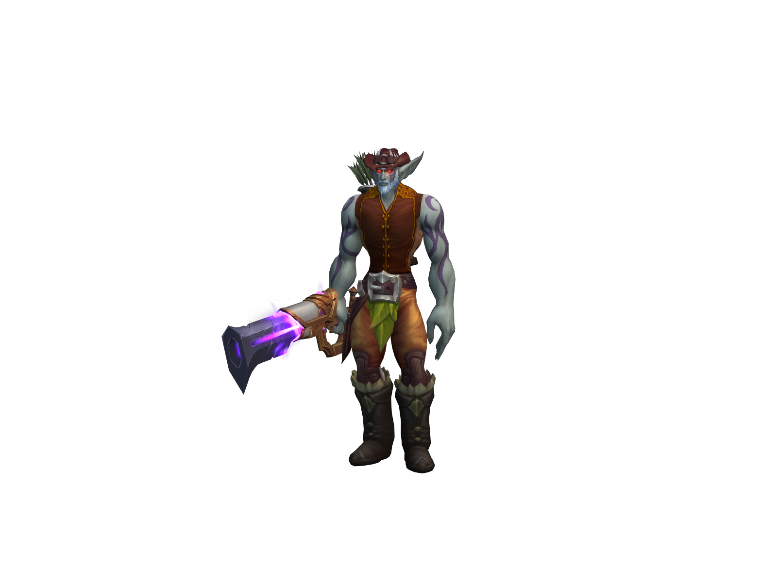 Hawkpewa 3D character render