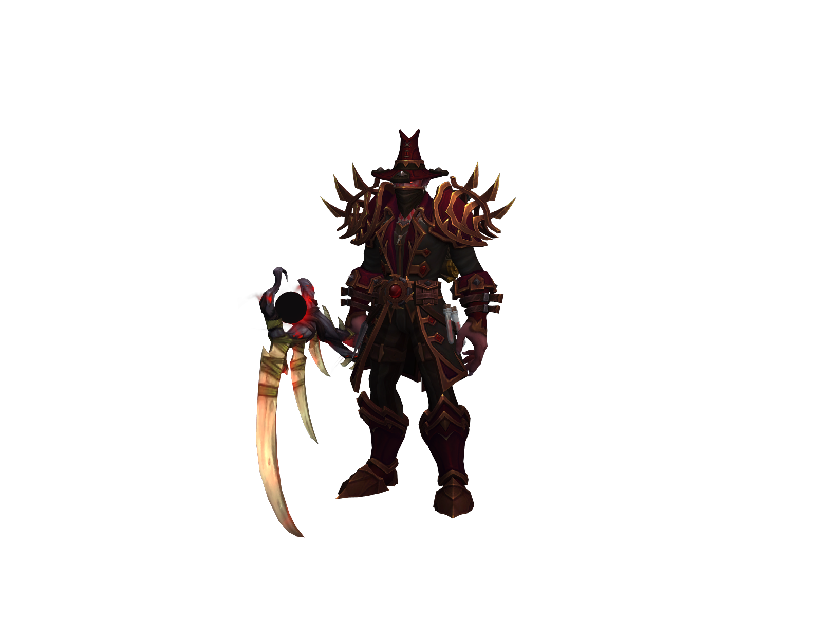 Pked 3D character render