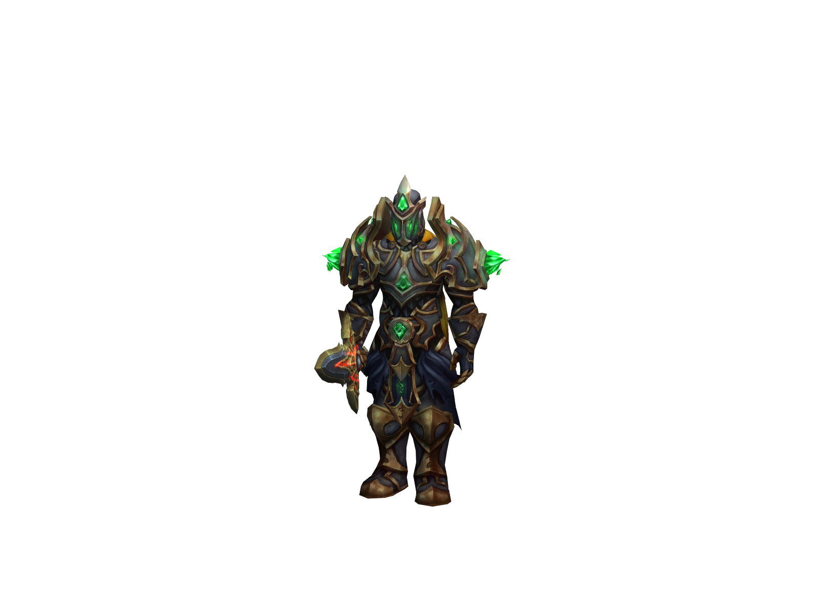 Hollowghost 3D character render