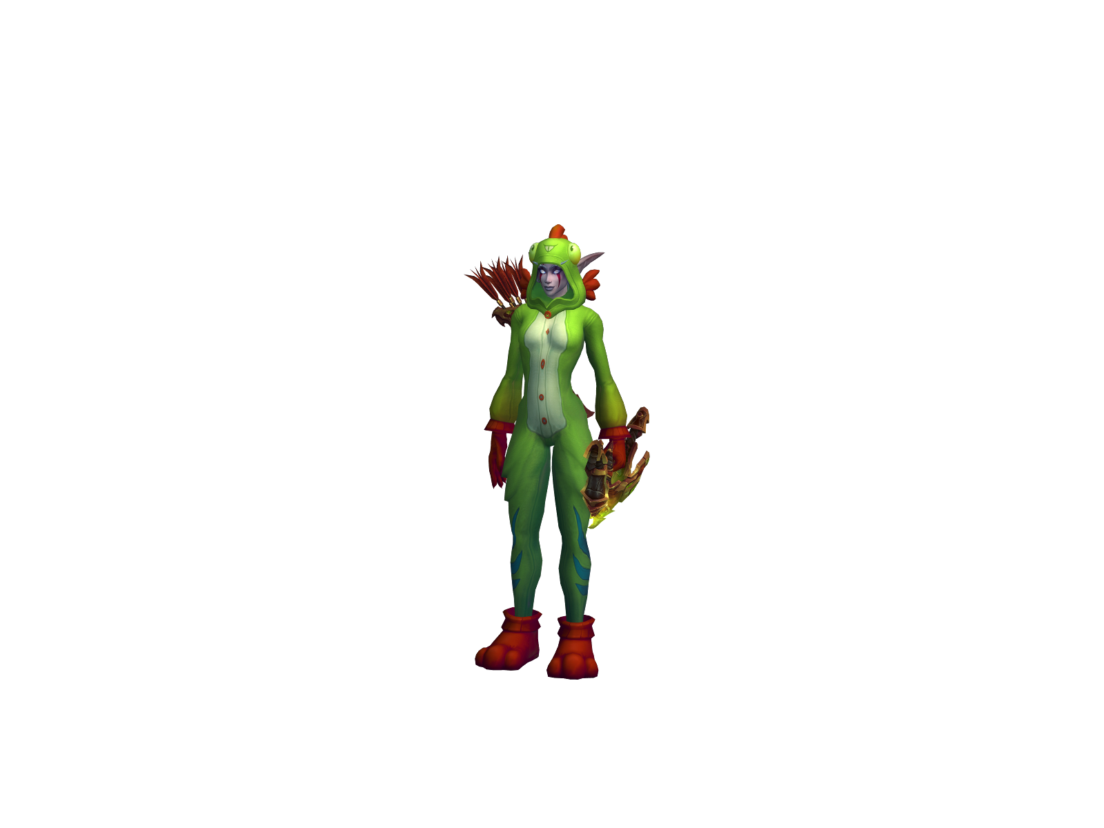 Baññed 3D character render