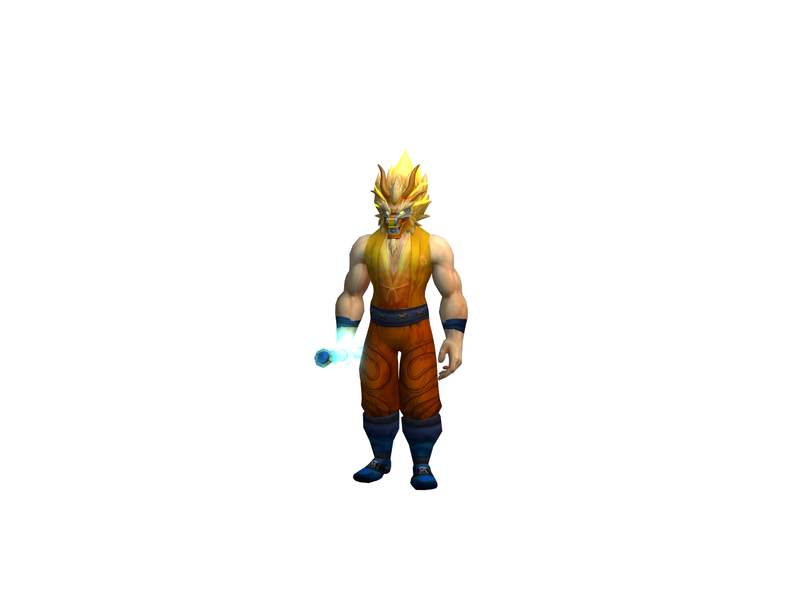 Gøku 3D character render