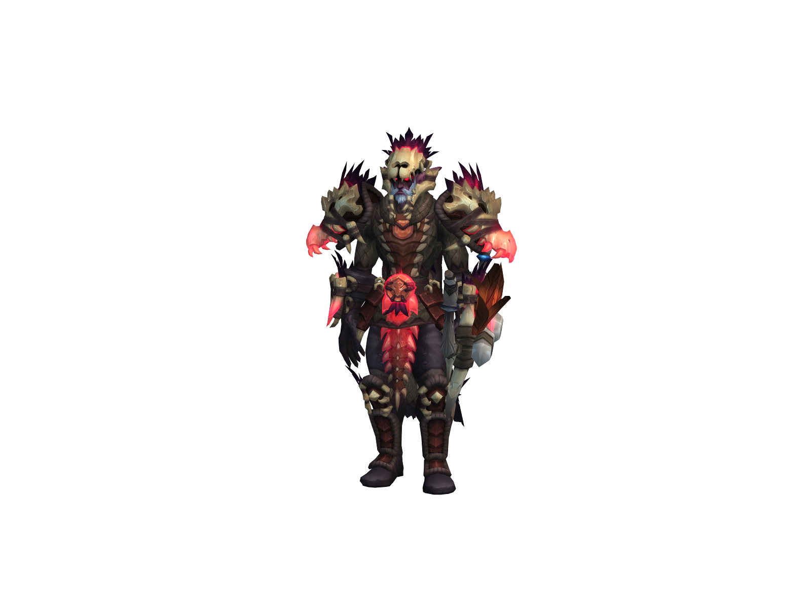 Leafolas 3D character render