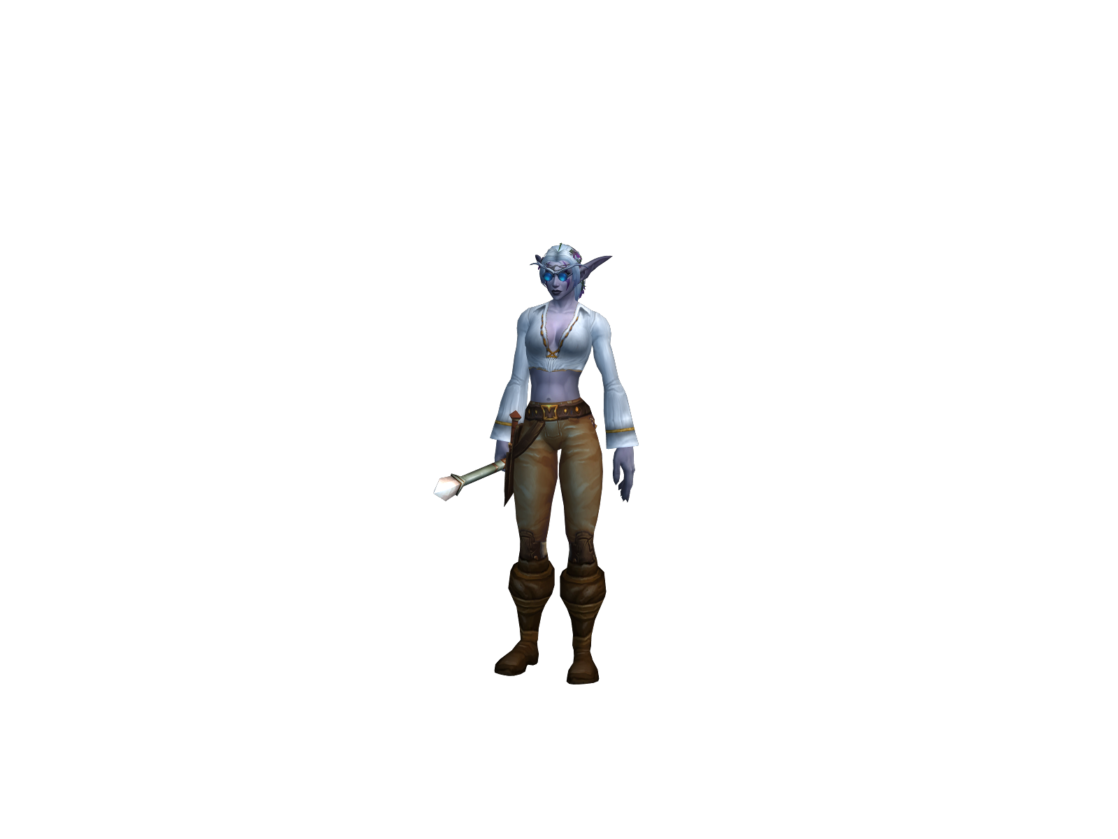 Equivocal 3D character render