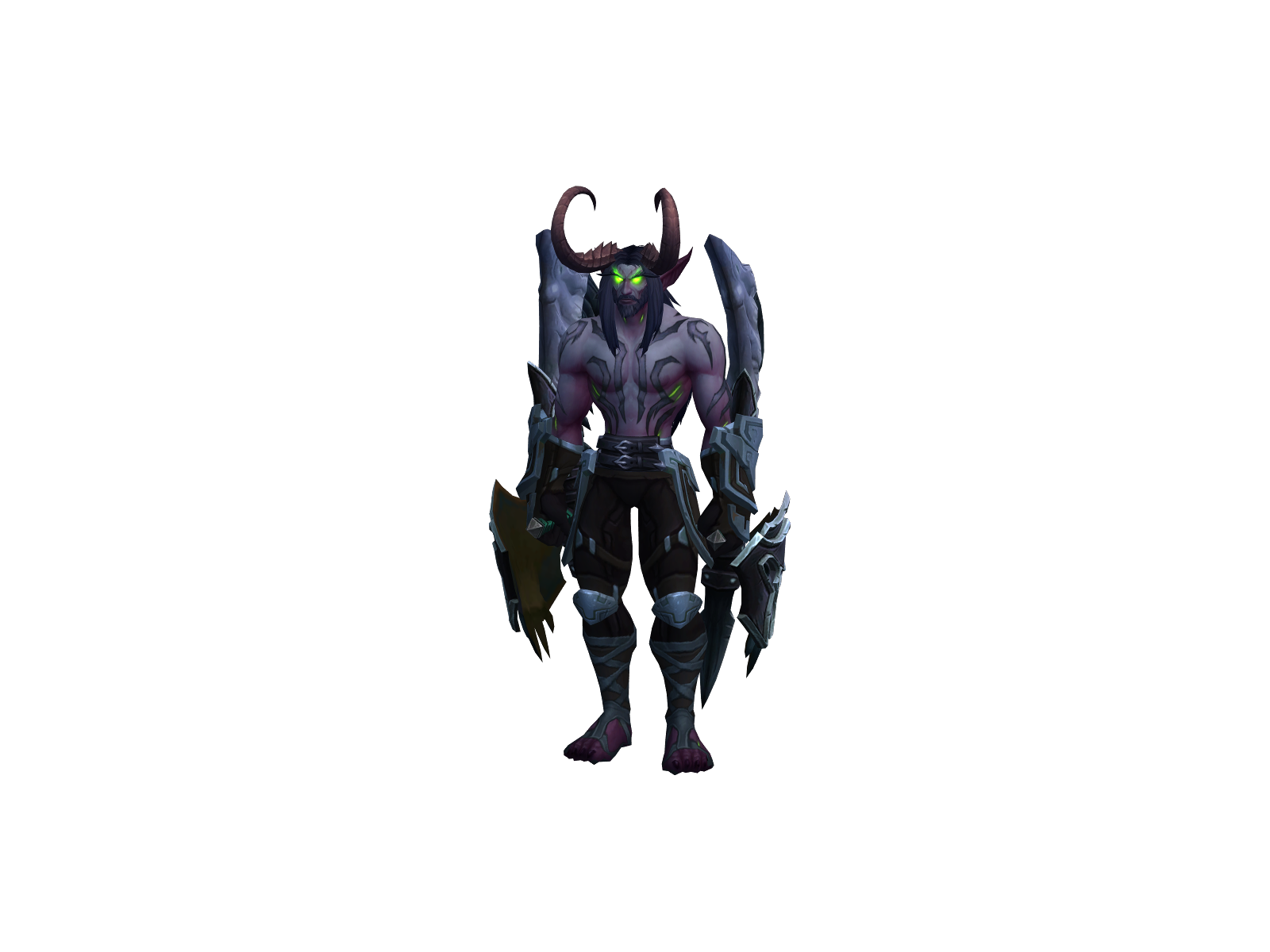 Glaïv 3D character render