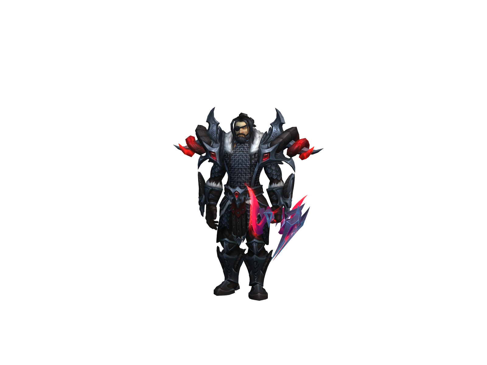 Gravewind 3D character render