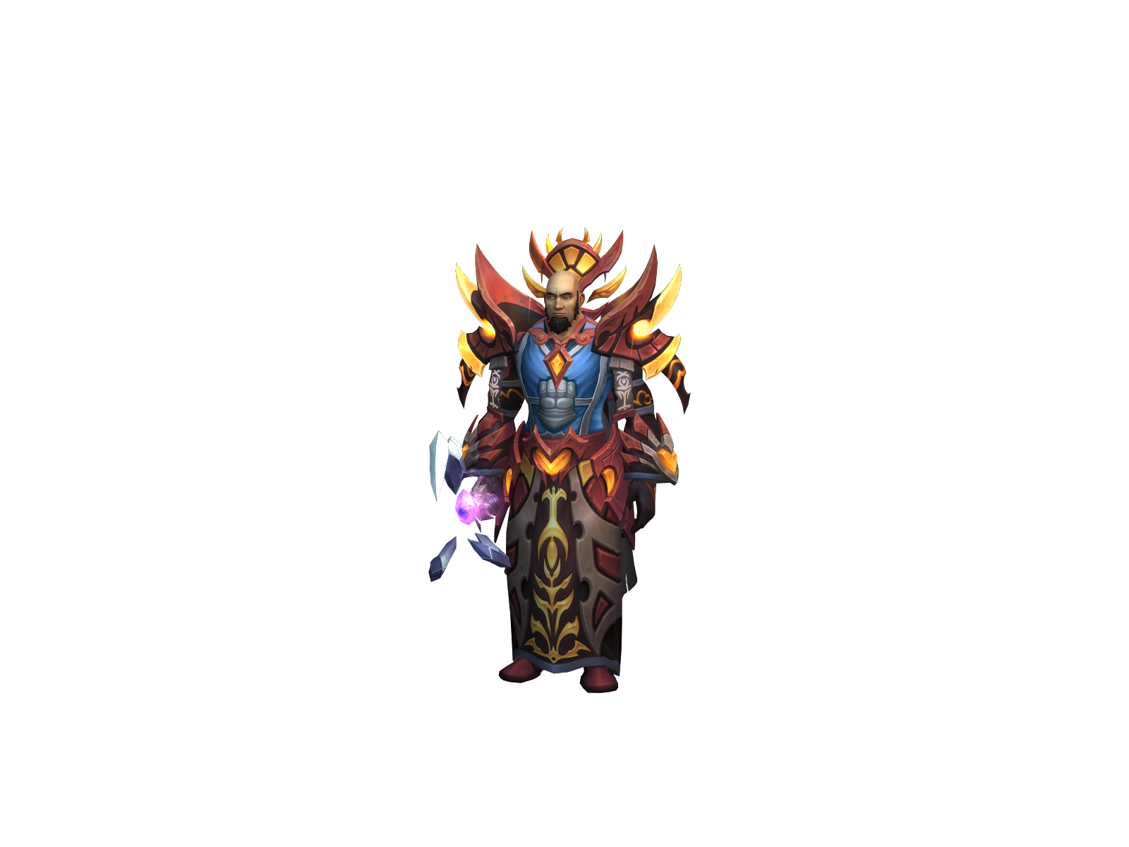 Taux 3D character render