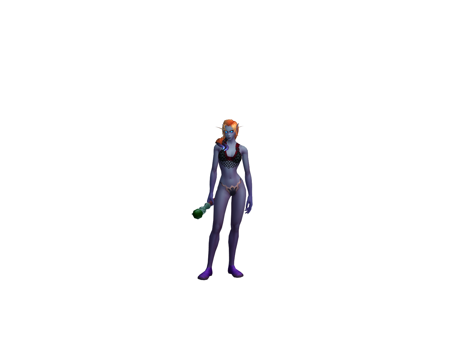 Lyngonberry 3D character render