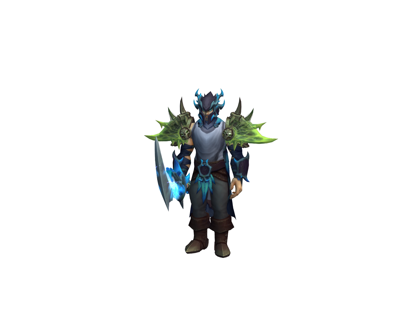 Ayenull 3D character render