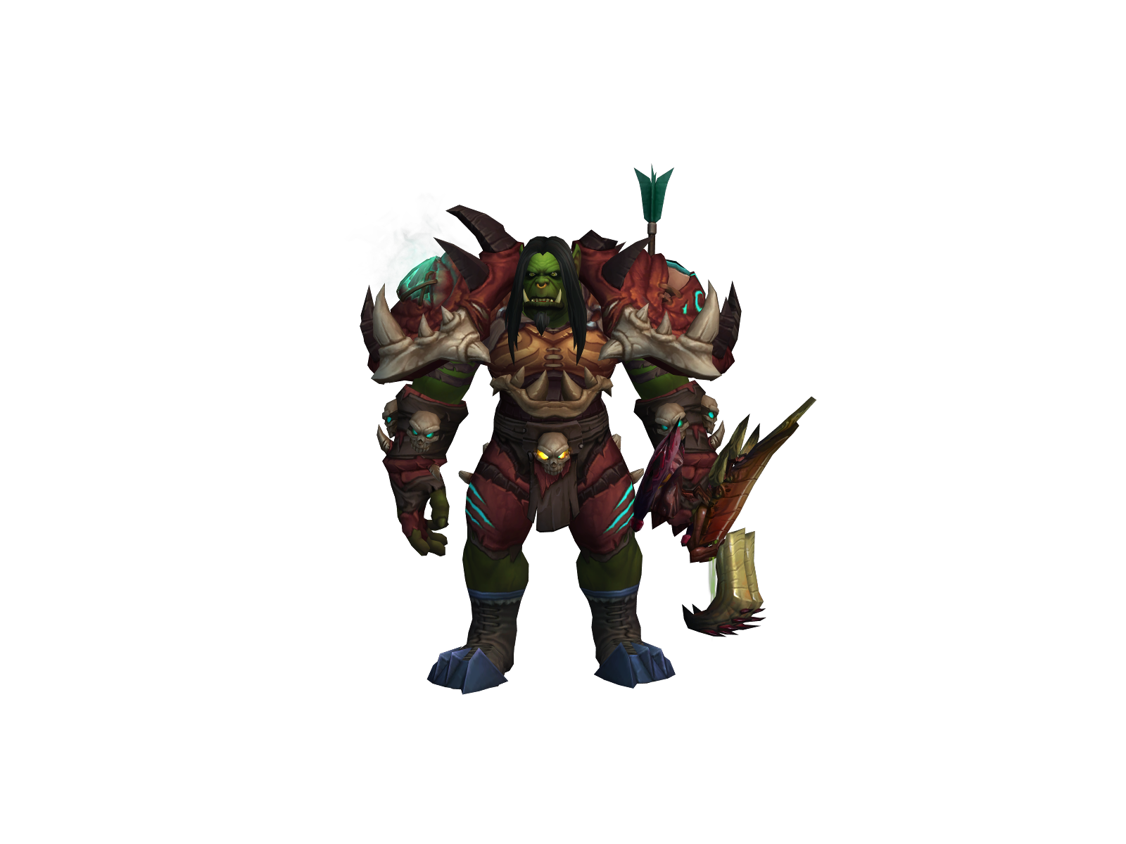 Woopdaass 3D character render