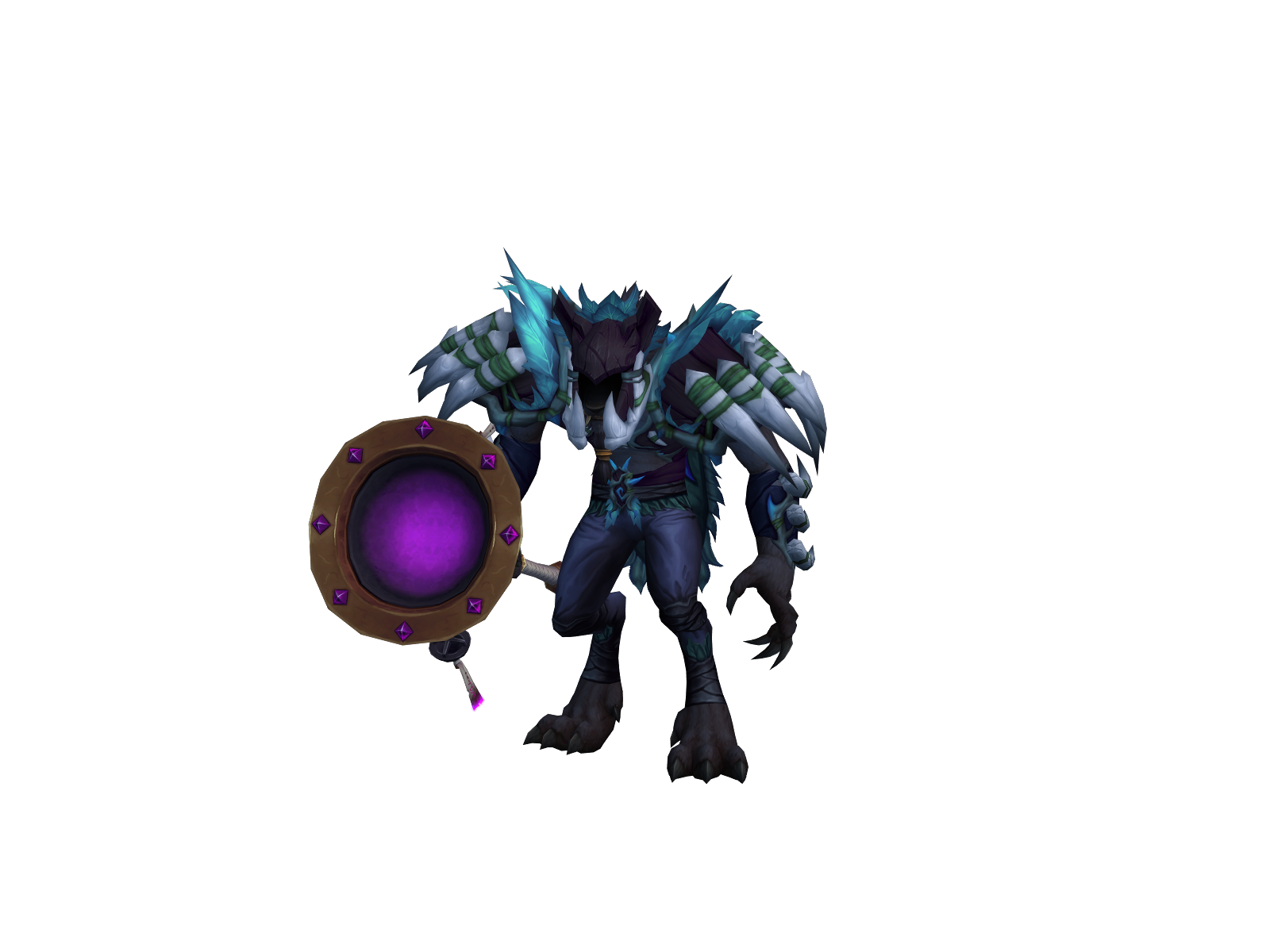Noodlzwolf 3D character render