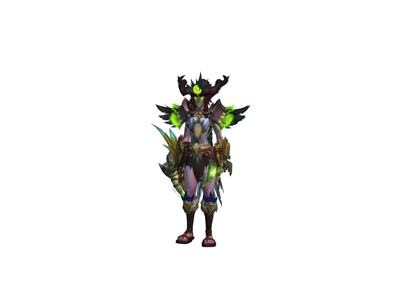 Dkamui 3D character render