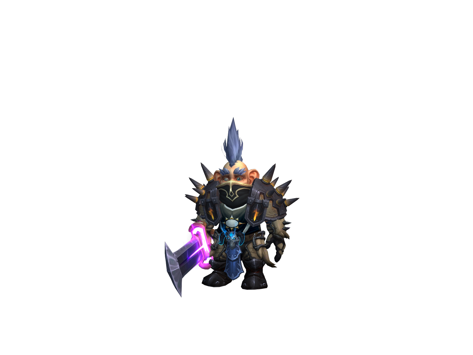 Capintiny 3D character render