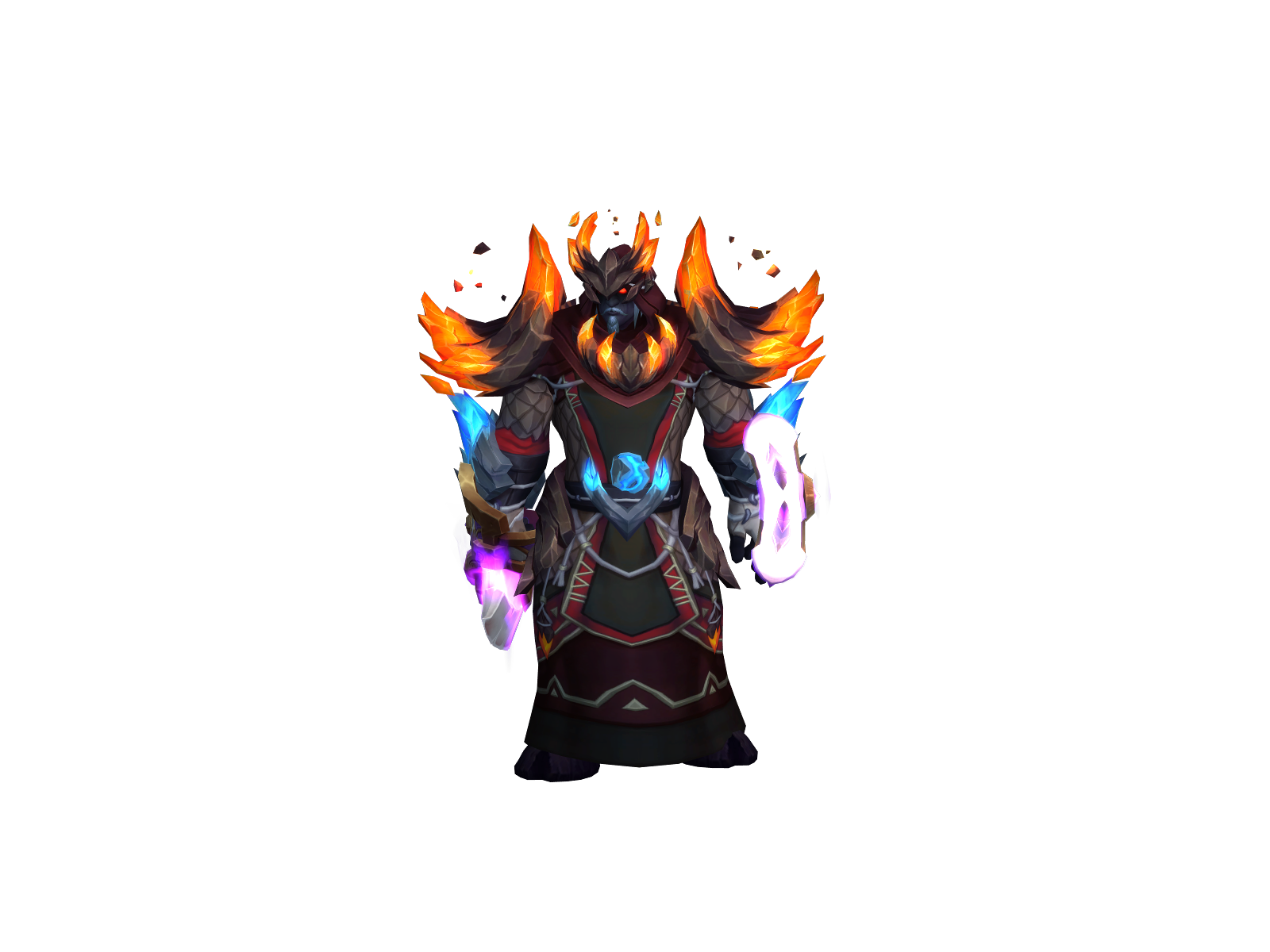 Woodoo 3D character render