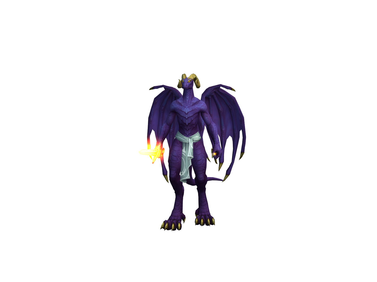 Hezracum 3D character render
