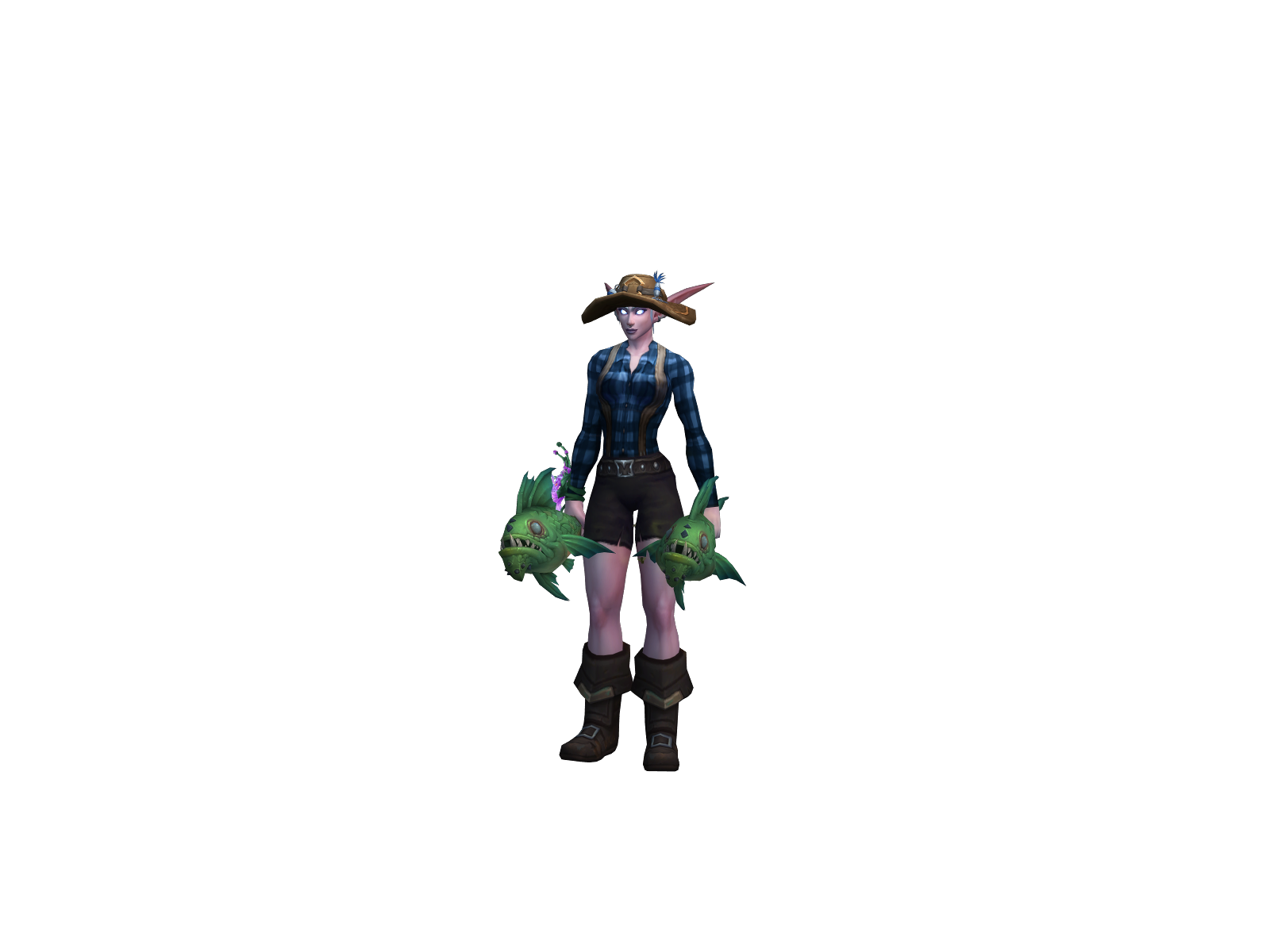 Hiunas 3D character render