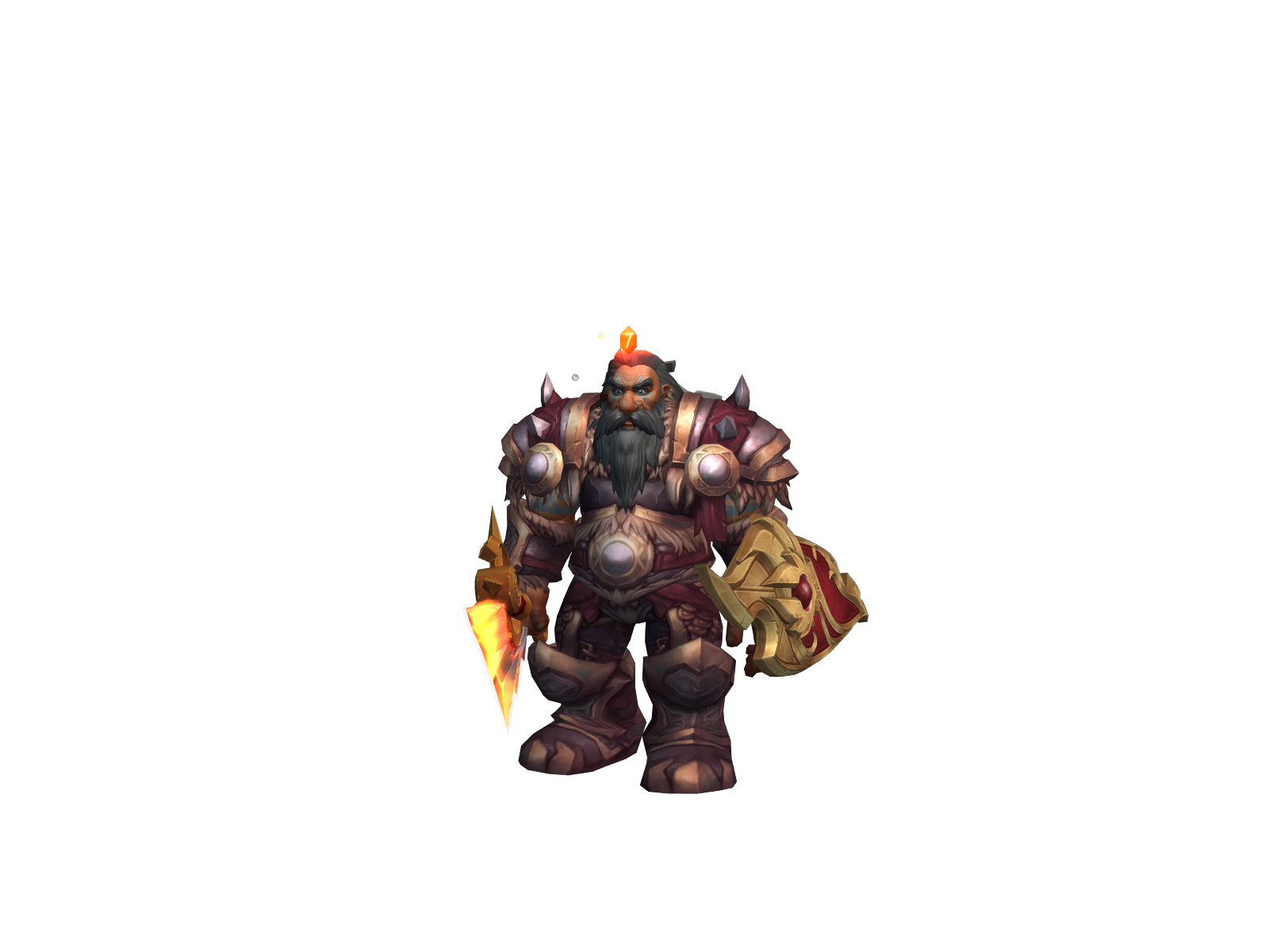Dürinvar 3D character render