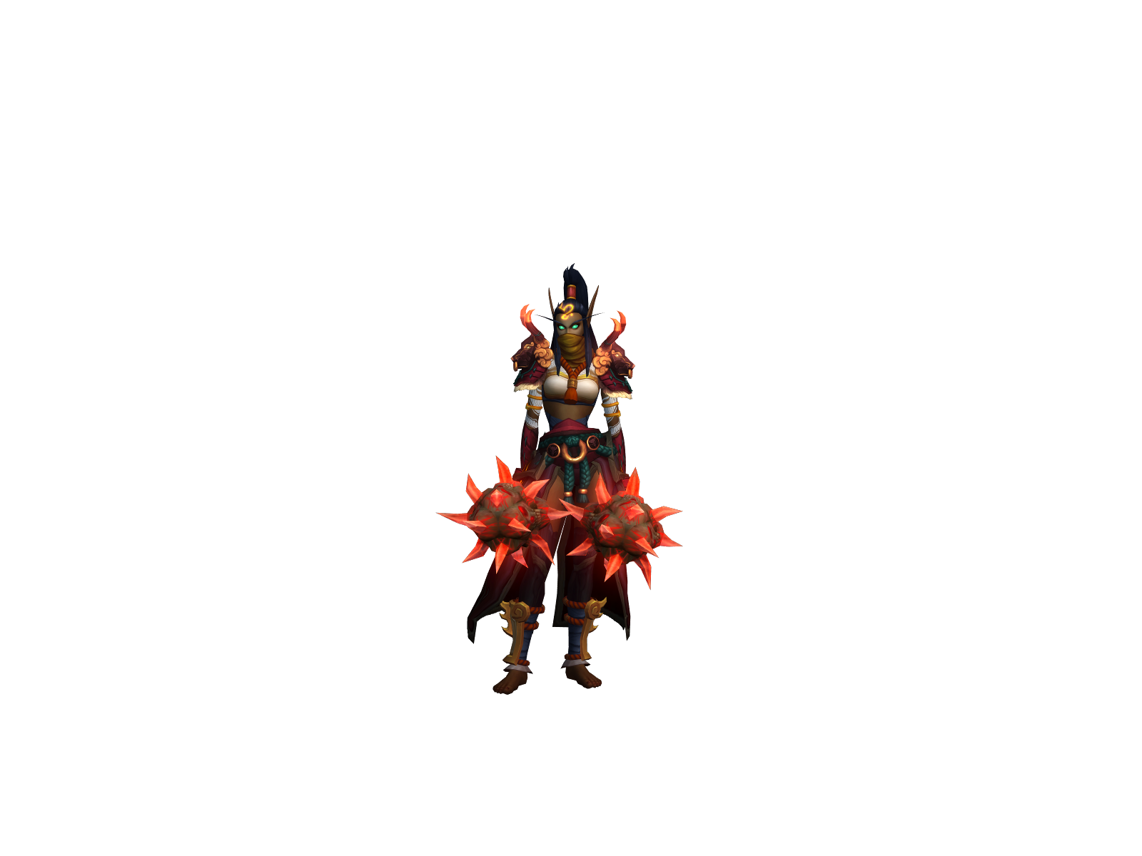 Lingfey 3D character render