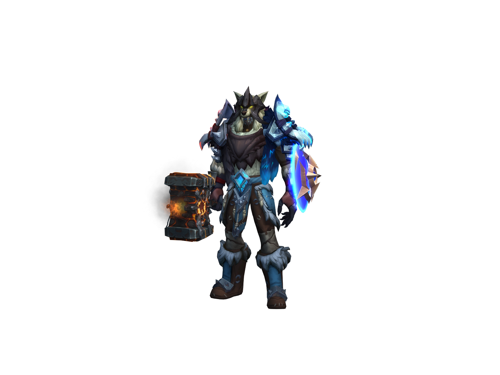 Fourrloko 3D character render