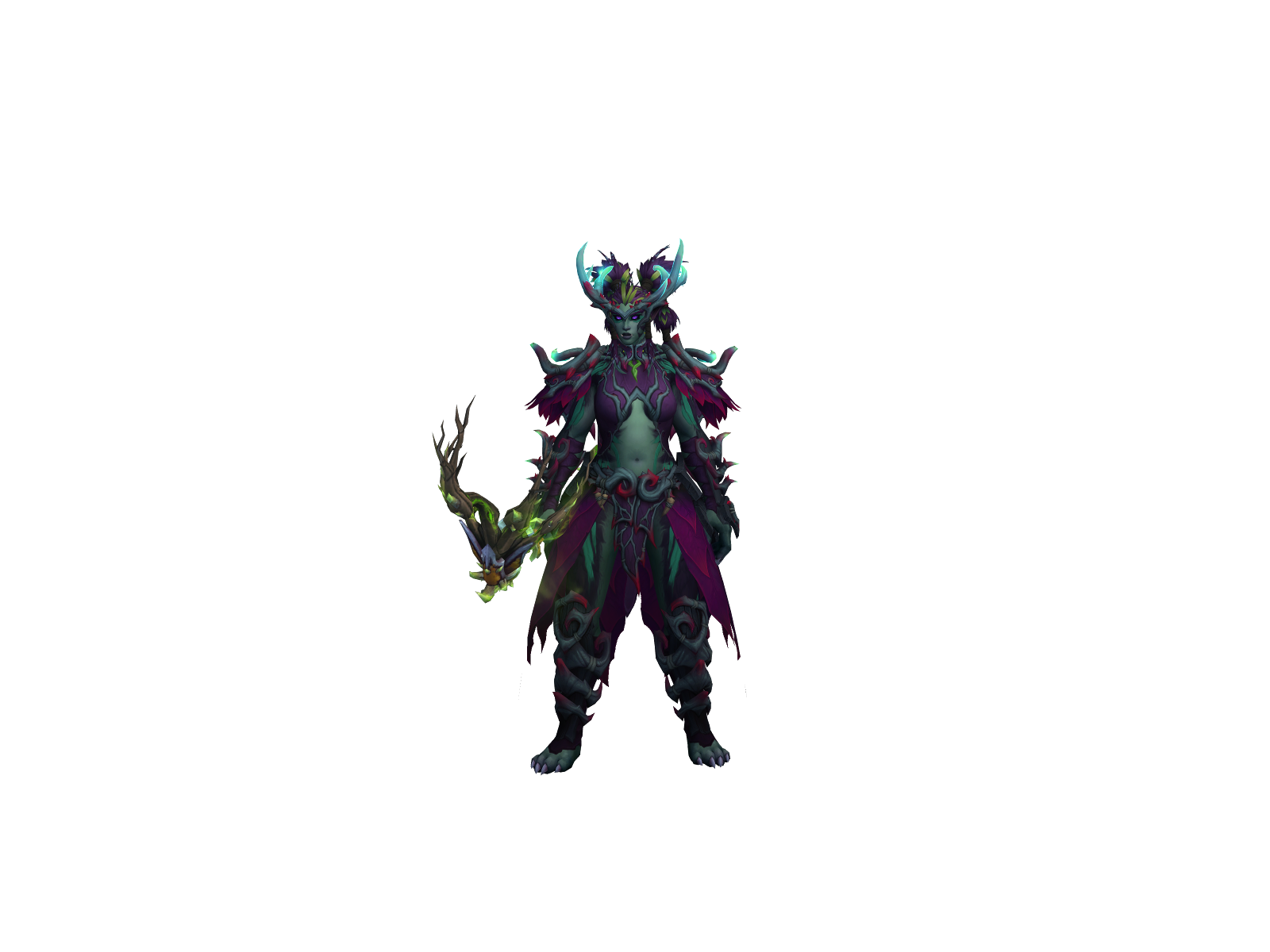 Smoketrees 3D character render