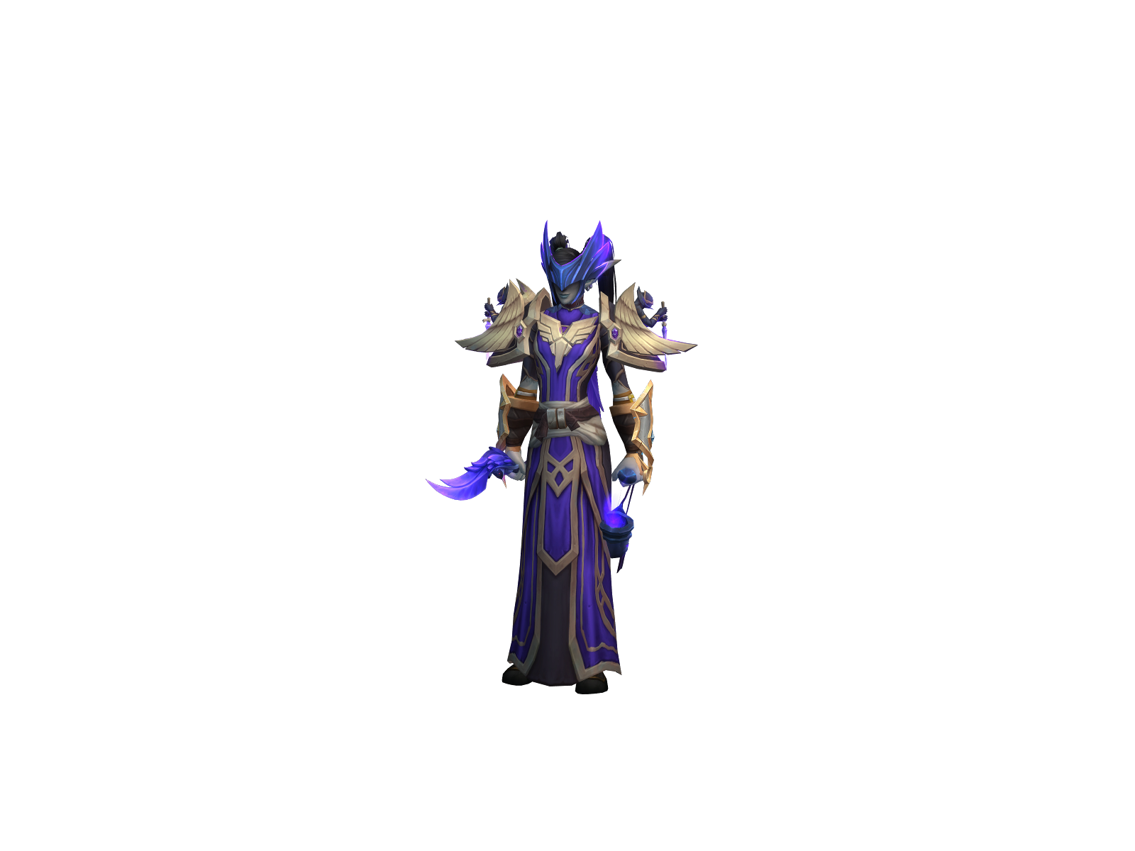 Velkynae 3D character render
