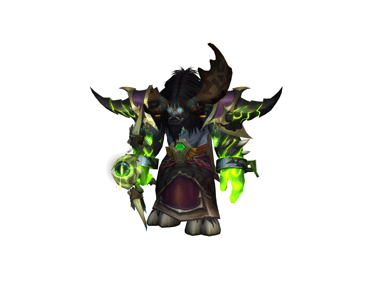 Cowlory 3D character render