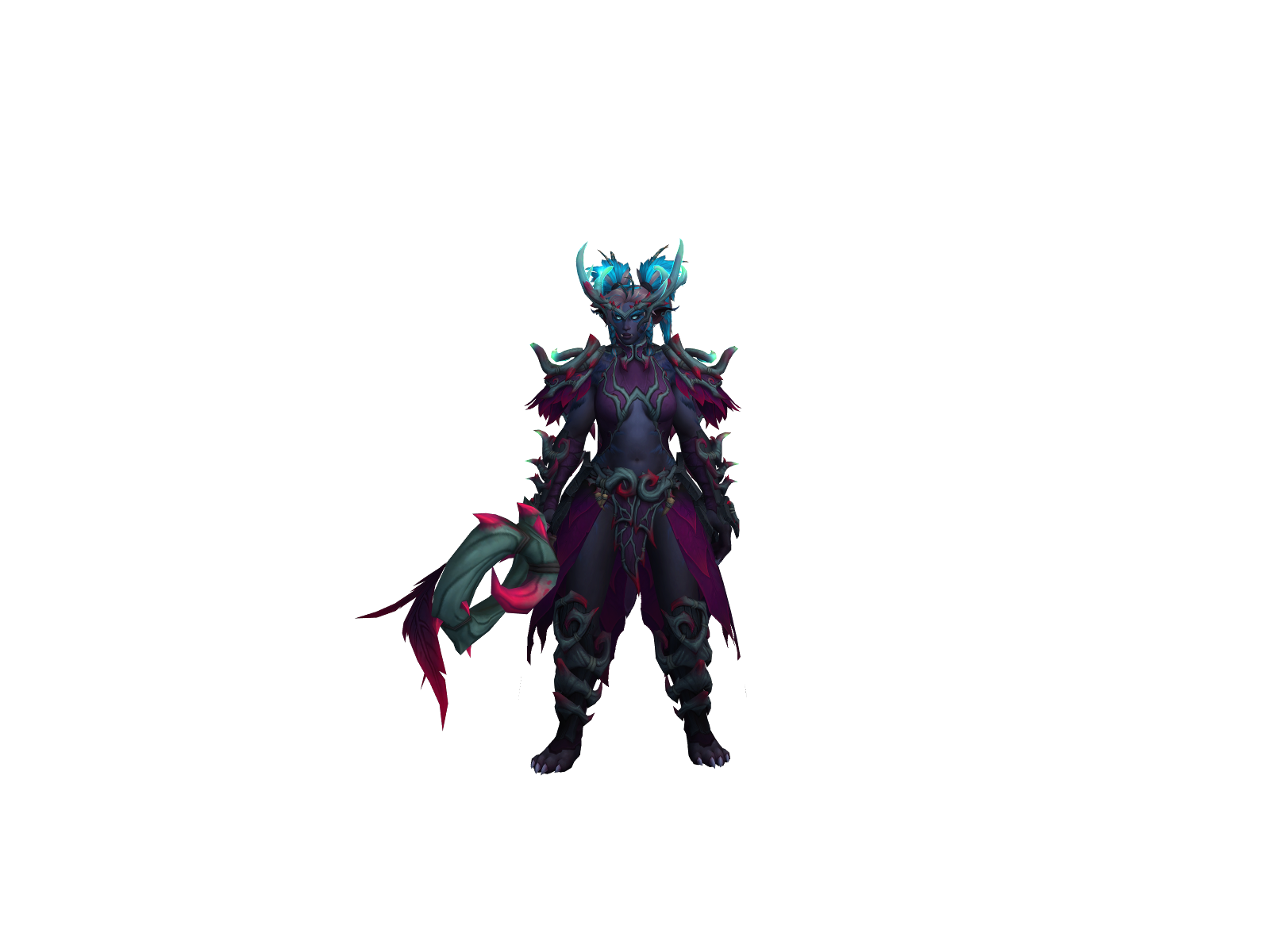 Tyshaera 3D character render