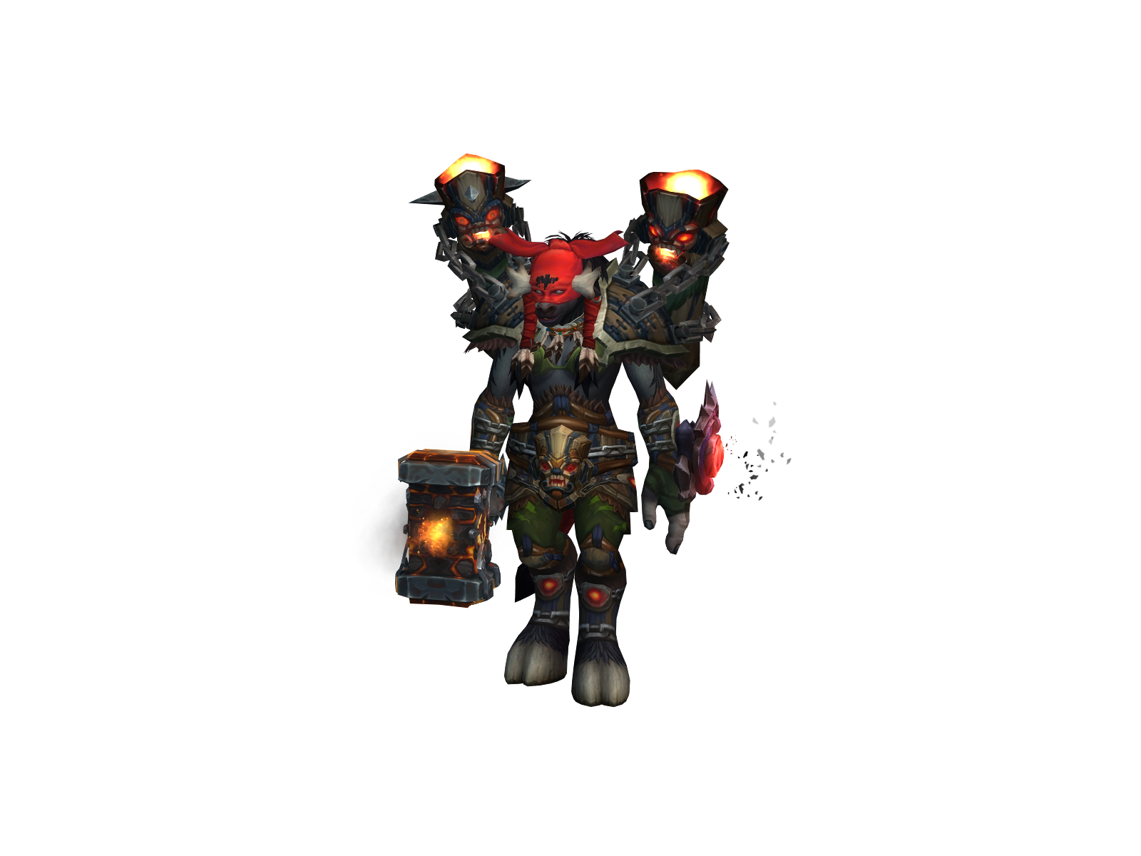 Tacobelmenu 3D character render