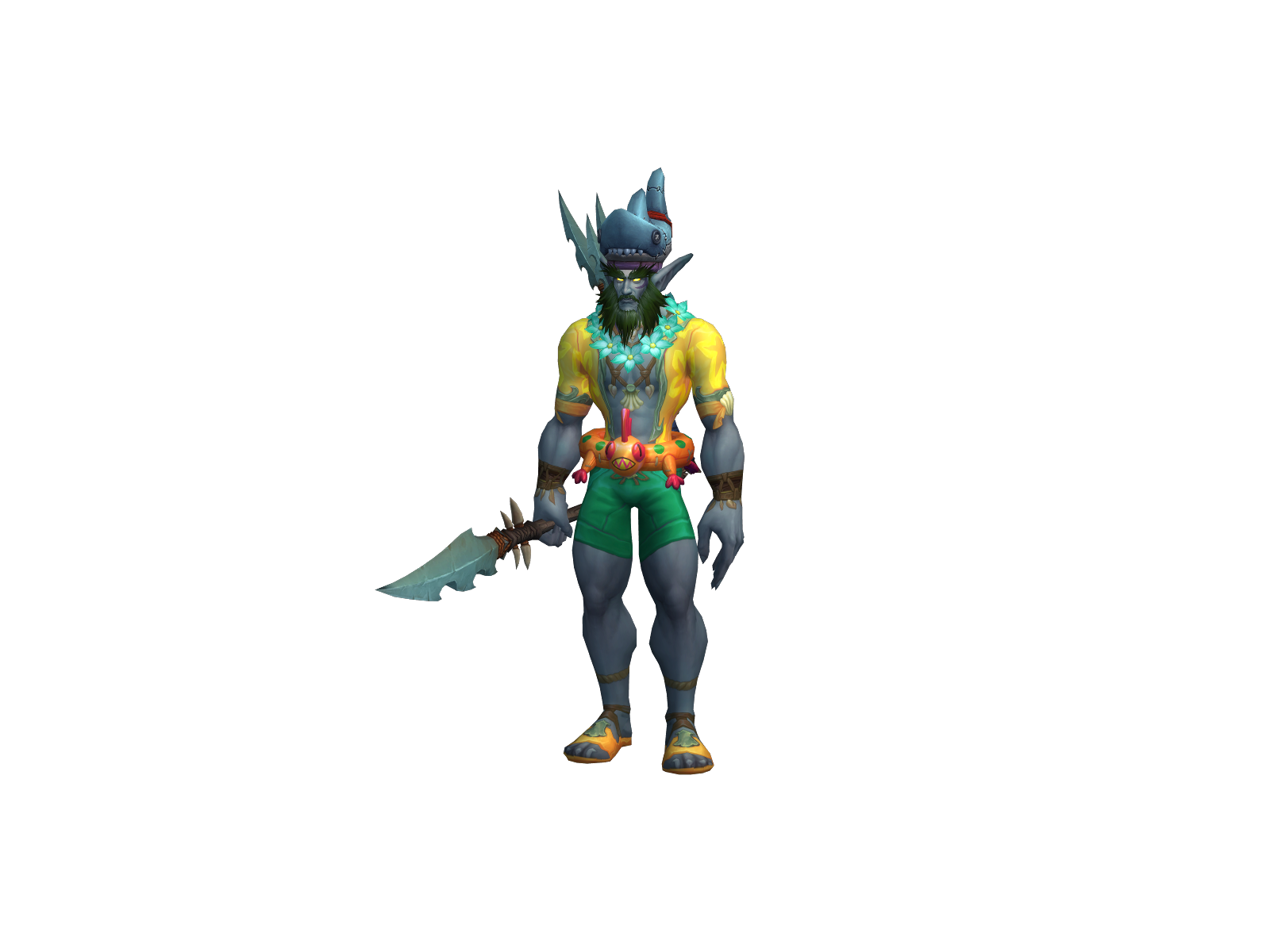 Toelicks 3D character render