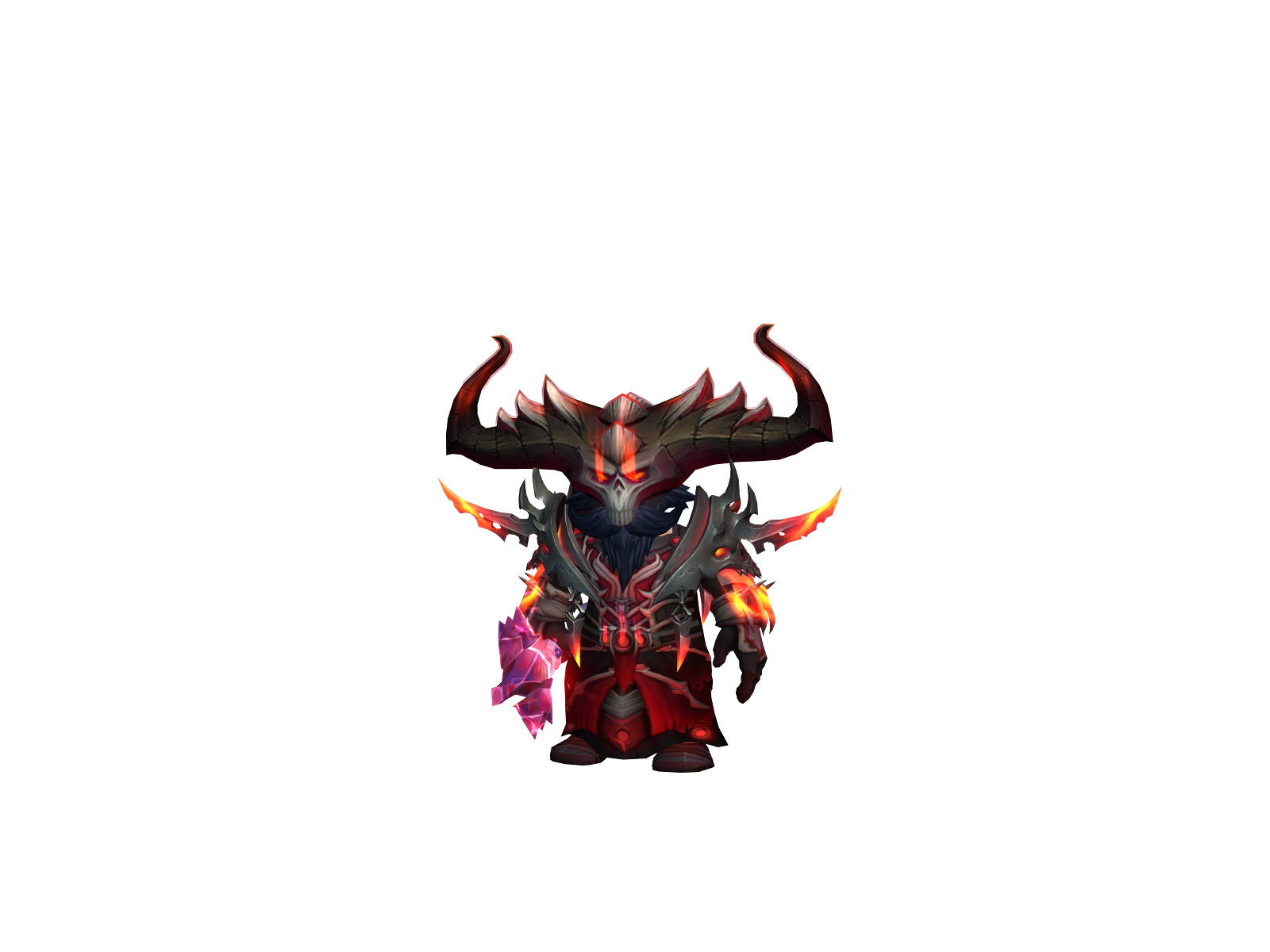Luckywarlock 3D character render