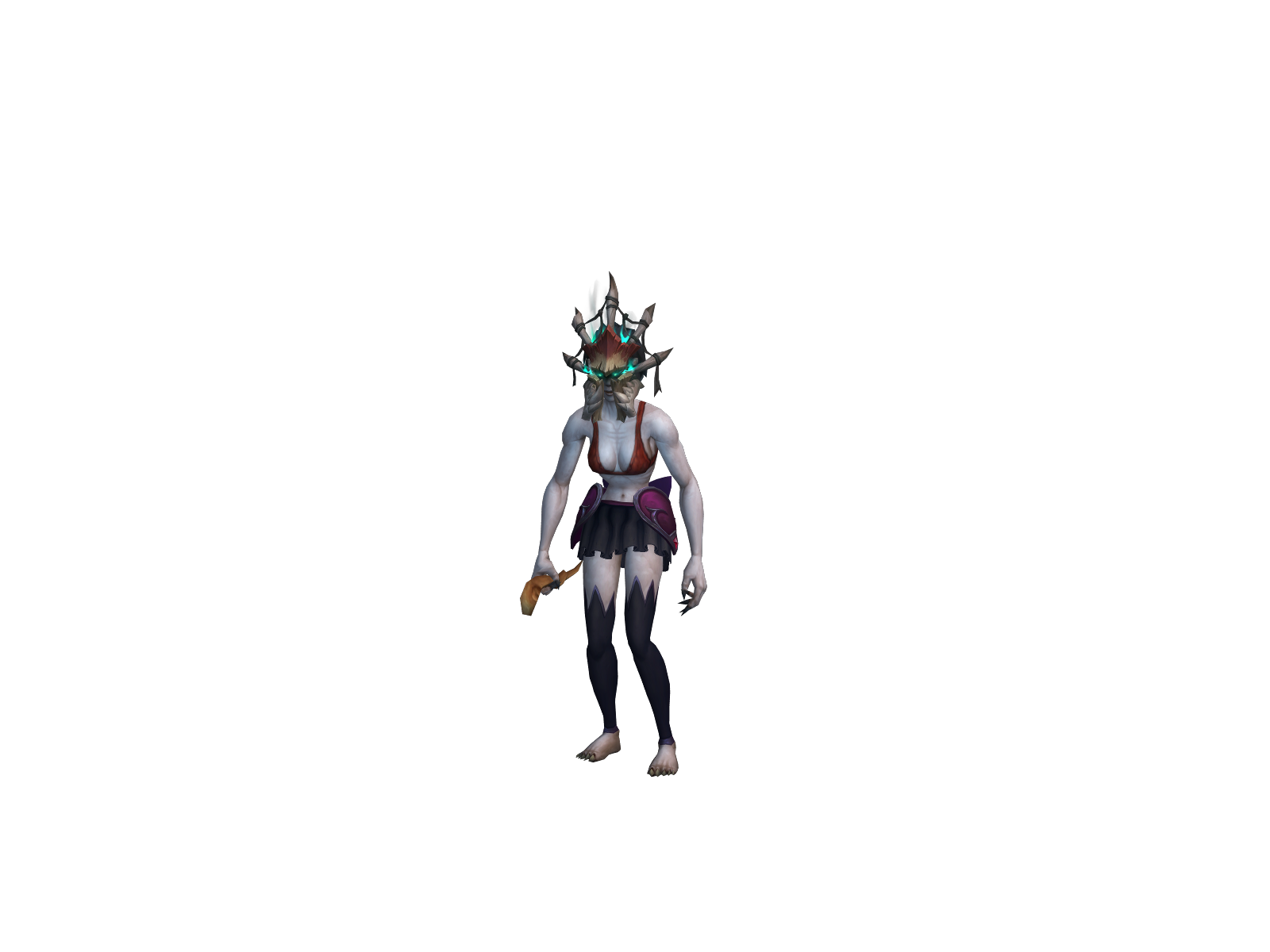 Arleillalie 3D character render