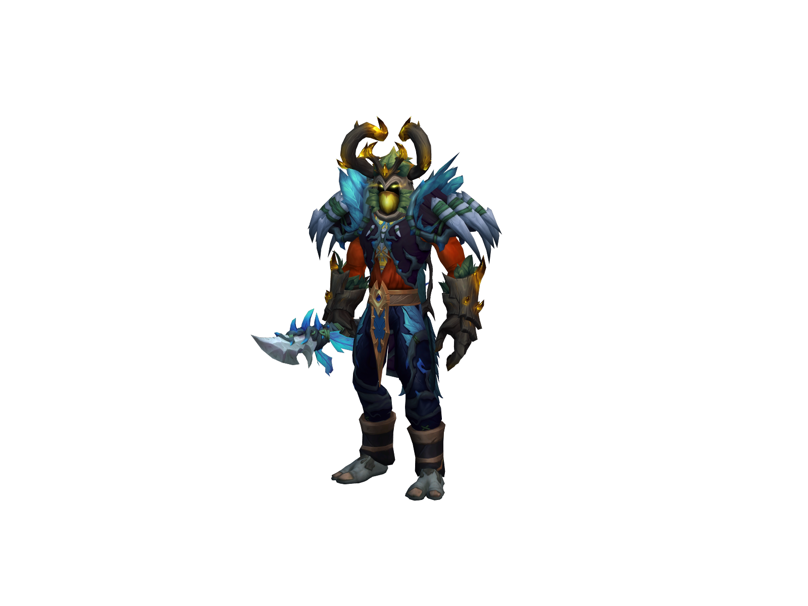 Narojedal 3D character render